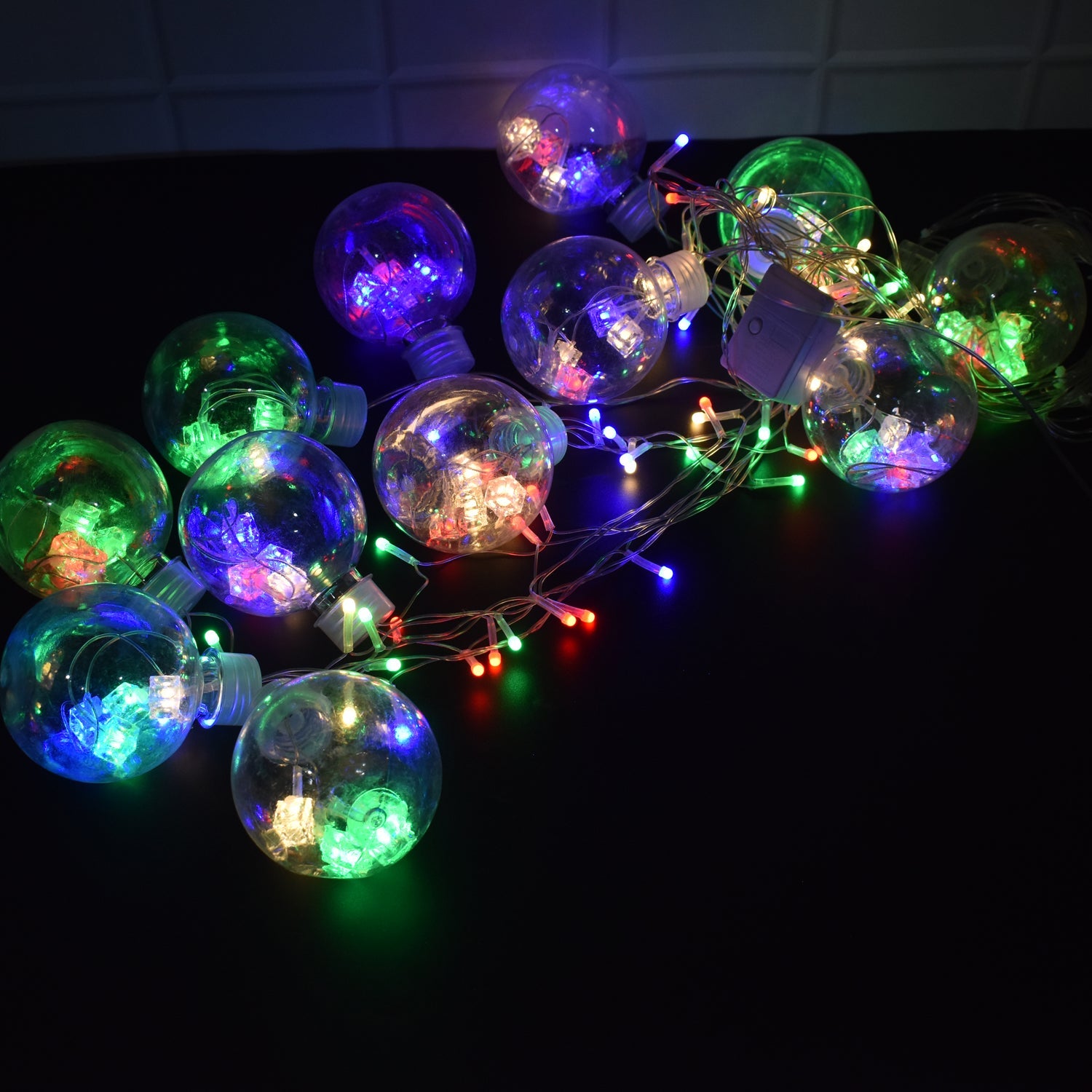 12 Wish Balls Window Curtain String Lights with 8 Flashing Modes Decoration for Home Decoration, Diwali & Wedding LED Christmas Light Indoor and Outdoor Light ,Festival Decoration (Plastic, Multi Color) 12 Wish Balls Window Curtain String Lights with 8 Flashing Modes Decoration for Home Decoration, Diwali & Wedding LED Christmas Light Indoor and Outdoor Light ,Festival Decoration (Plastic, Multi Color)